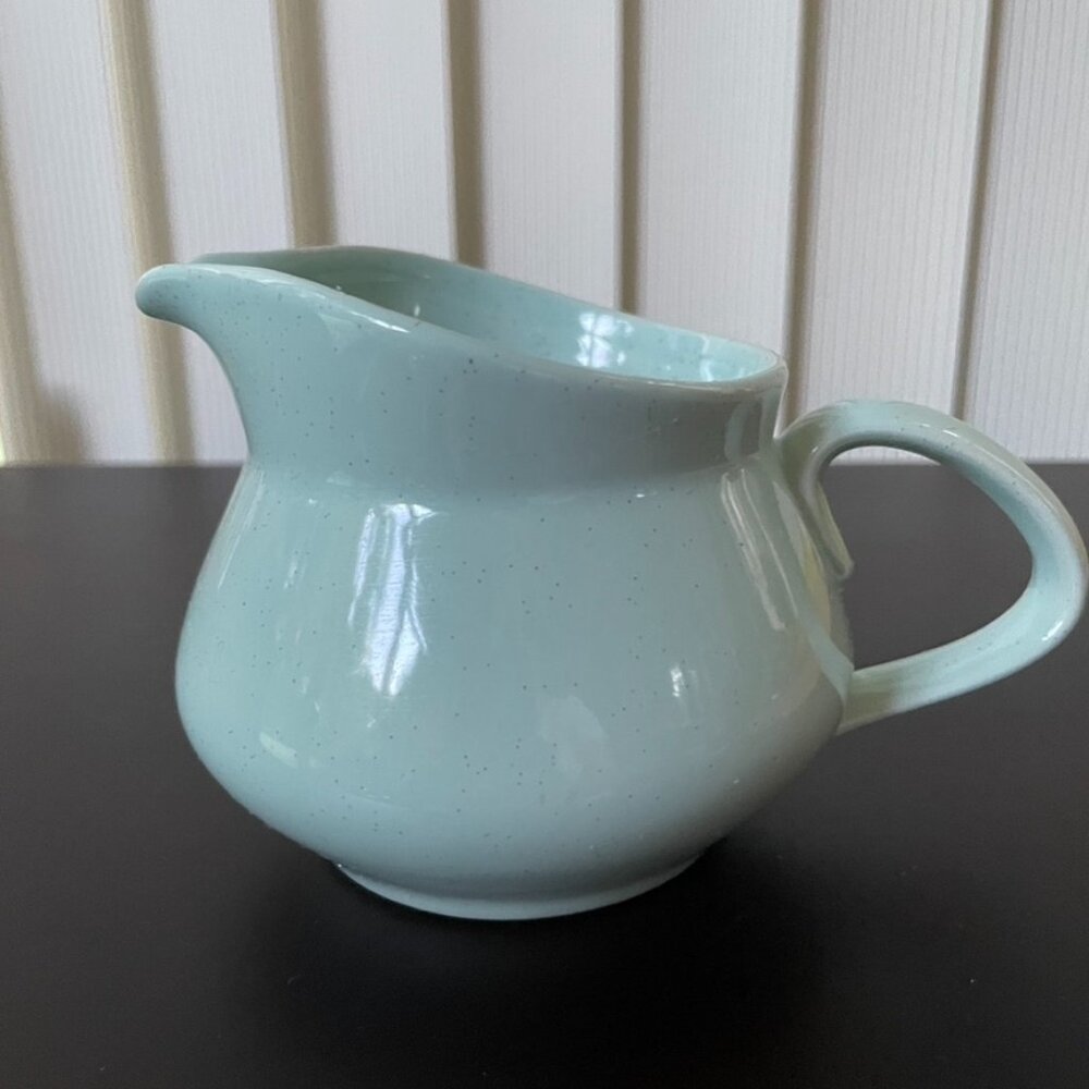 Franciscan Earthenware Creamer Light Blue Made in USA